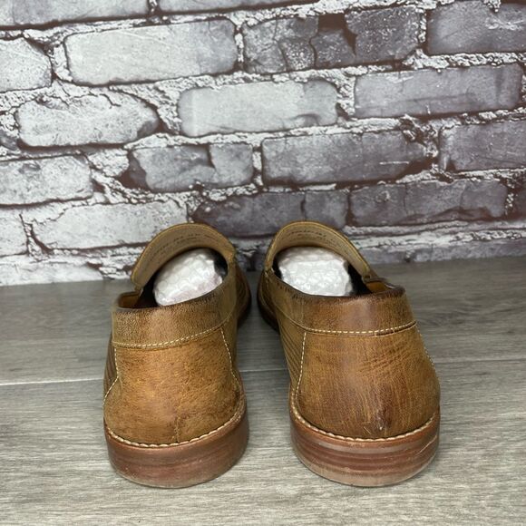 Tommy Bahama Felton Tan Brown Leather Perforated Casual Loafers Men 11M US/44EU main image 9